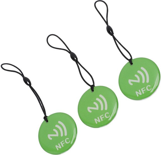 Koogeelife NFC Schlüsselanhänger, Grün, Unisex, 35 cm - Bild 1