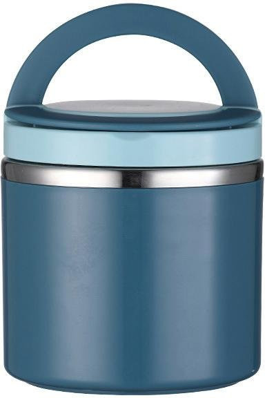 Yiran Furniture Isolierter Thermobehälter aus Edelstahl für Suppen und Speisen, BPA-frei, 630 ml und 1000 ml, Farben: Blau, Pink, Grün - Bild 1