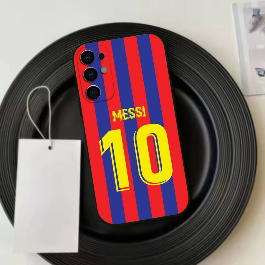 Samsung Handyhülle N-Number 10 Shirt Messi Softcase in Schwarz für S24, S23, S22, S21, S20 Ultra und S20 Plus - Bild 2