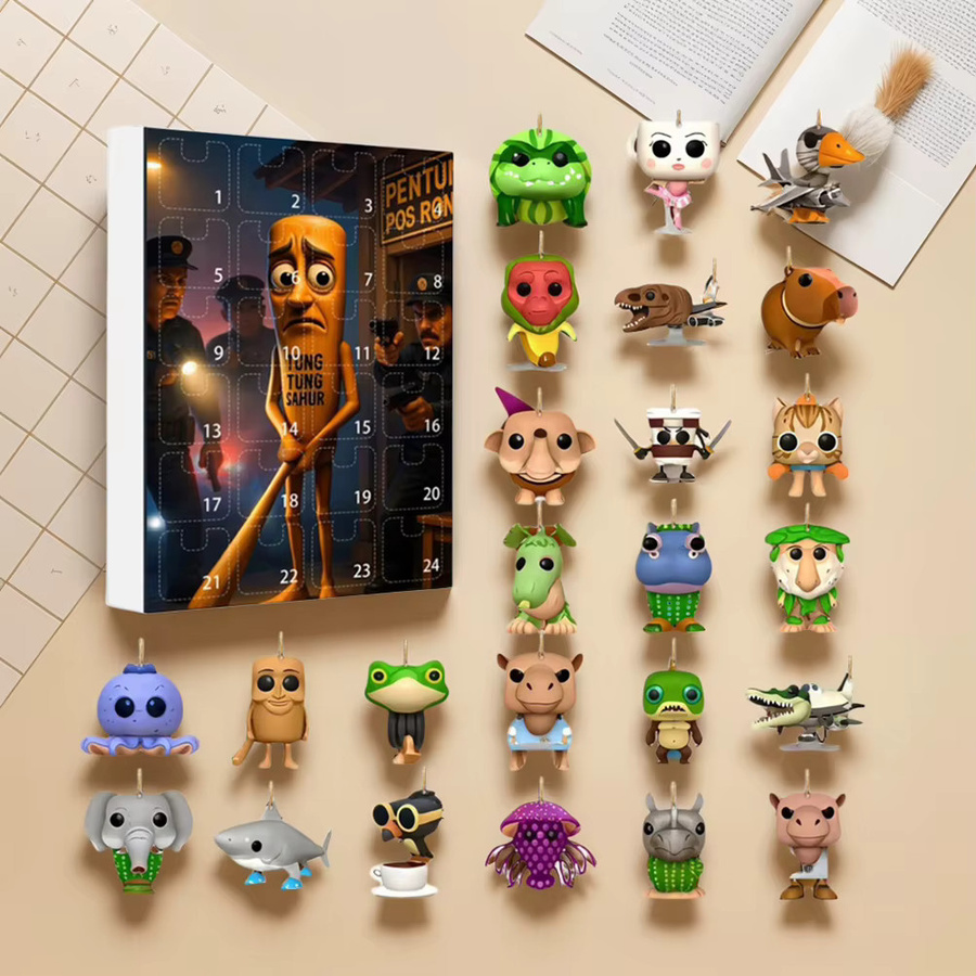 Tralalero Blind Box Acryl Schlüsselanhänger 2D Flache Figur Sammlerstück Modell für dich - Bild 1