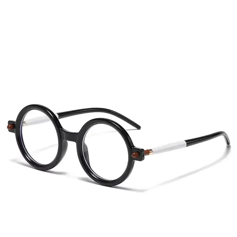 SNQP Lesebrille, Rund, Vollrand, Unisex, Schwarz - Bild 4