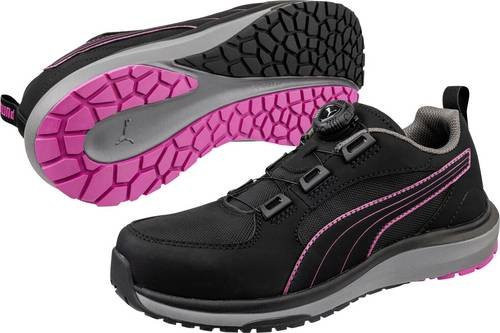 Puma Safety Sicherheitshalbschuh Aspire Disc Low S3S in Schwarz und Pink, Größe 37 - Bild 1