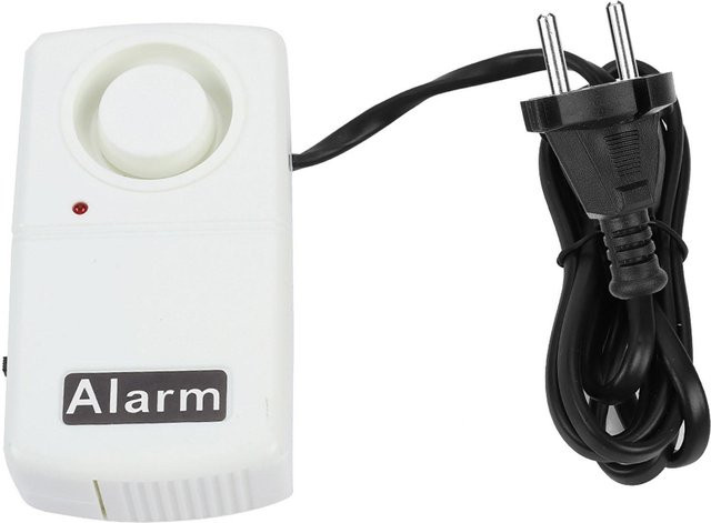 Automatischer Stromausfall-Melder mit LED-Anzeige und 120dB Warnsirene in Schwarz - Bild 1