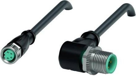 Pepperl+Fuchs 291824 Sensor-Aktor-Steckverbinder konfektioniert, 4-polig, schwarz, 5 m Länge - Bild 1
