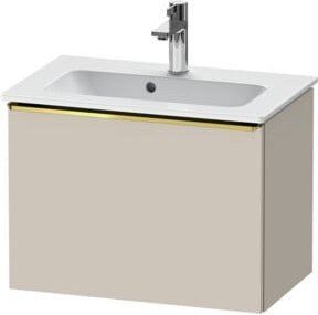 Duravit Waschtischunterschrank D-Neo Compact, wandhängend, Beige, B: 61 cm, T: 37,2 cm, H: 44 cm - Bild 1