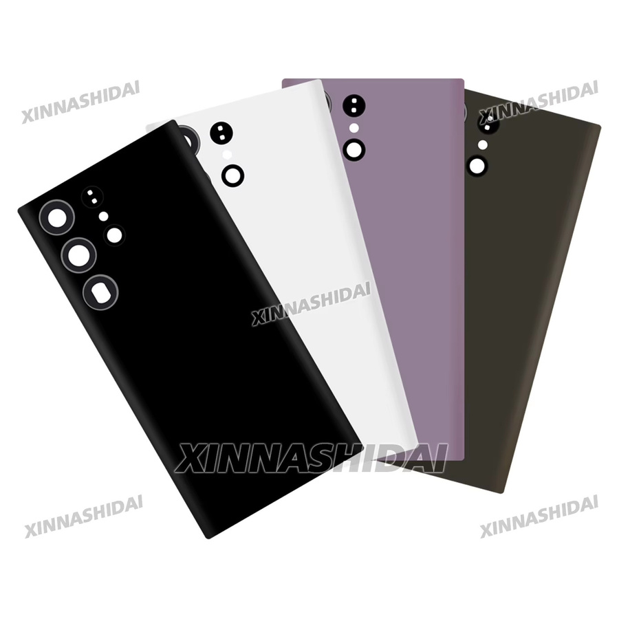 Samsung Galaxy S23 Ultra Ersatzgehäuse Rückseite mit seitlichen Tasten in Schwarz oder Weiß - Bild 2