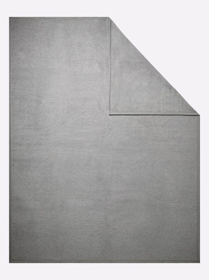 Ibena Wohndecke in Grau aus Baumwolle und Polyester - Bild 1