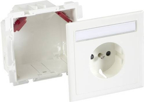 Schneider Electric Schutzkontaktsteckdose in Weiß - Bild 1