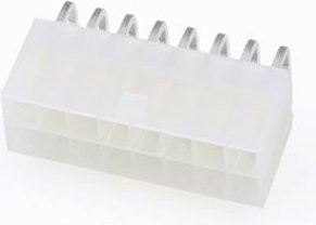 Molex Einbau-Buchsenleiste Standard in Weiß mit 16 Polen - Bild 1