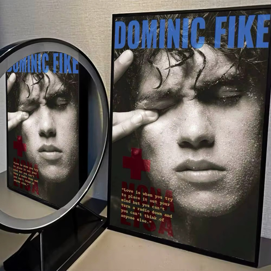 Selbstklebendes Kunstposter Dominic Fike Wandkunst in Weiß und Multicolour auf Papier - Bild 4