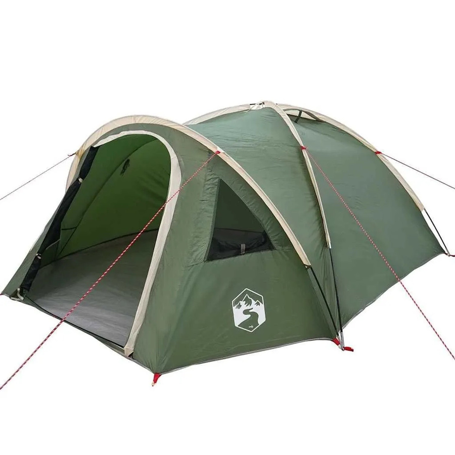 vidaXL Campingzelt mit Dach in Grün, H x B x T: 130 x 308 x 268 cm, aus Polyester - Bild 2