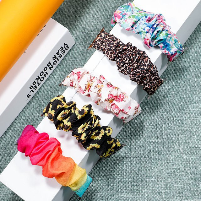 I LOVE LUO Uhrenarmband Scrunchie, Textil, Bunt, Unisex - Bild 1