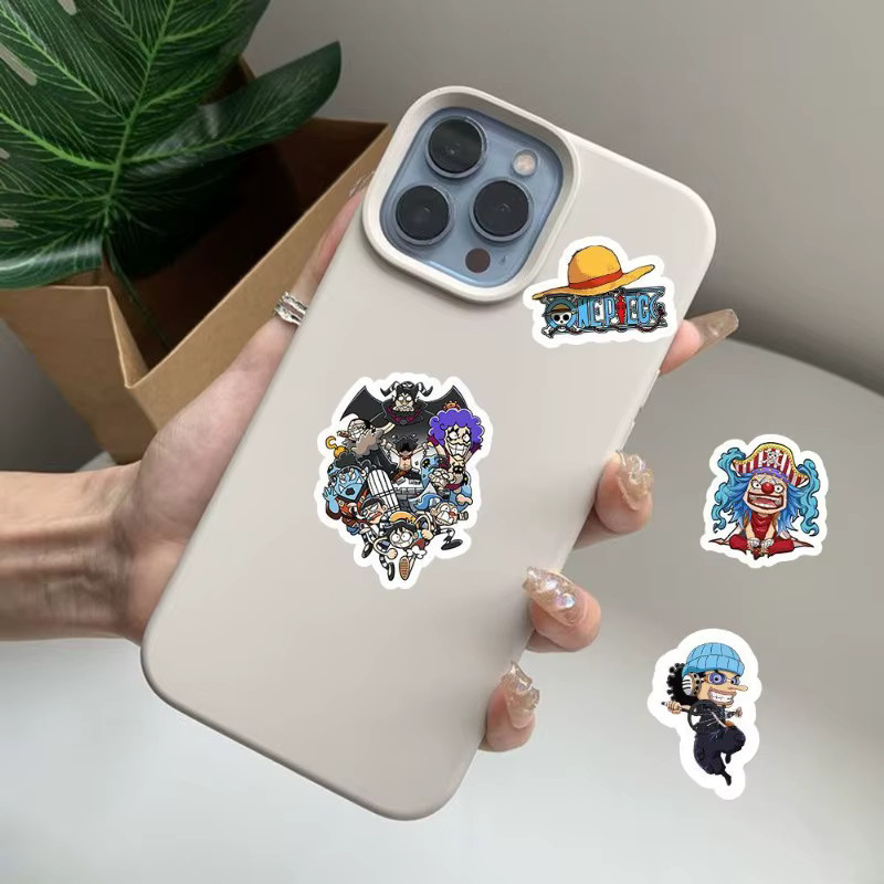 ONE PIECE Cartoon-Anime wasserfeste Aufkleber zur Dekoration von Notizbüchern und Handys in Multicolor - Bild 4