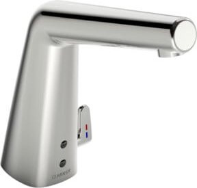 Hansa Infrarot-Waschtischarmatur Hansadesign Style mit Sensor, Ausladung: 13,8 cm, Chrom - Bild 1