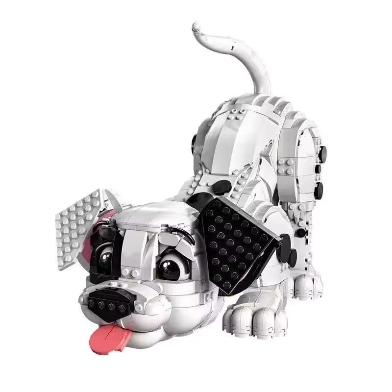 Potdemiel MOC-Baumodell weißer Welpenhund, Ornament, Kunststoff - Bild 3