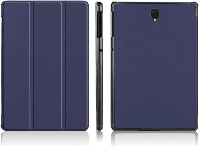 Samsung Galaxy Tab S4 10.5 Schutzhülle mit Auto Sleep/Wake Funktion und Dreifach-Faltständer in Blau für SM-T830 und SM-T835 - Bild 1