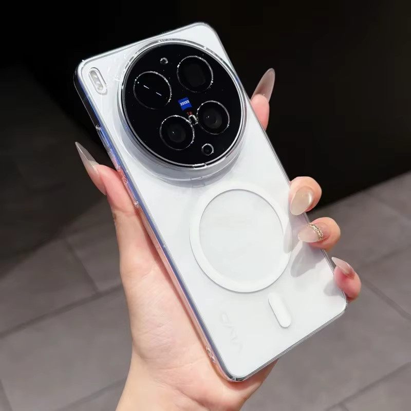 Transparente MagSafe Handyhülle für VIVO X300 Pro, Ultra X300S und X200 Pro mit magnetischer Funktion für kabelloses Laden - Bild 3