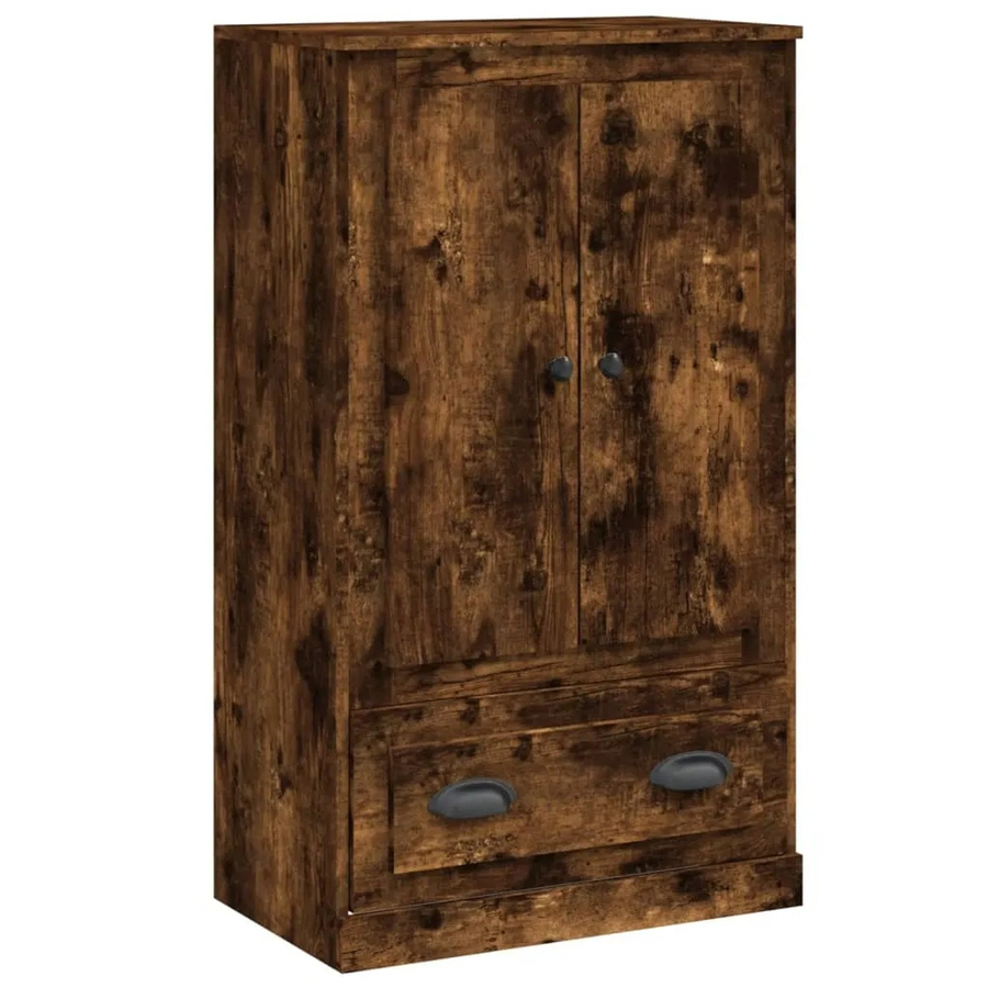 vidaXL Highboard Räuchereiche in Braun aus Holzwerkstoff B/T/H: 60 x 35,5 x 103,5 cm - Bild 2