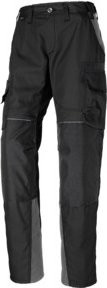 Kübler INNOVATIQ Damenhose in Schwarz/Anthrazit mit reflektierenden Elementen und Cordura, Größe 40 - Bild 1