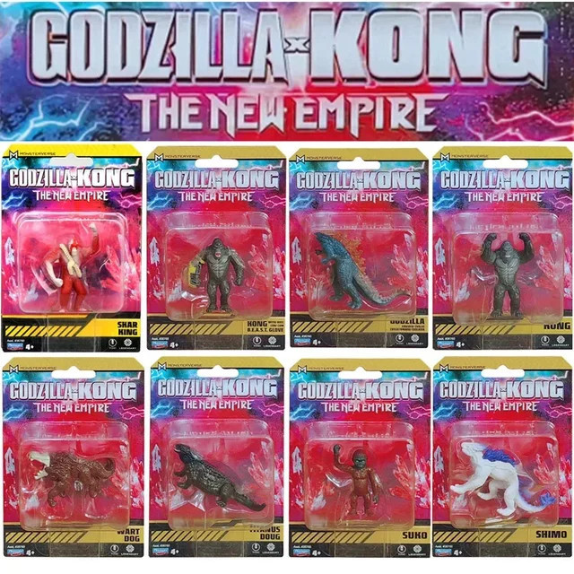 Playmates Godzilla VS Kong New Empire Mini Actionfiguren-Sammlung, ab 4 Jahren - Bild 1