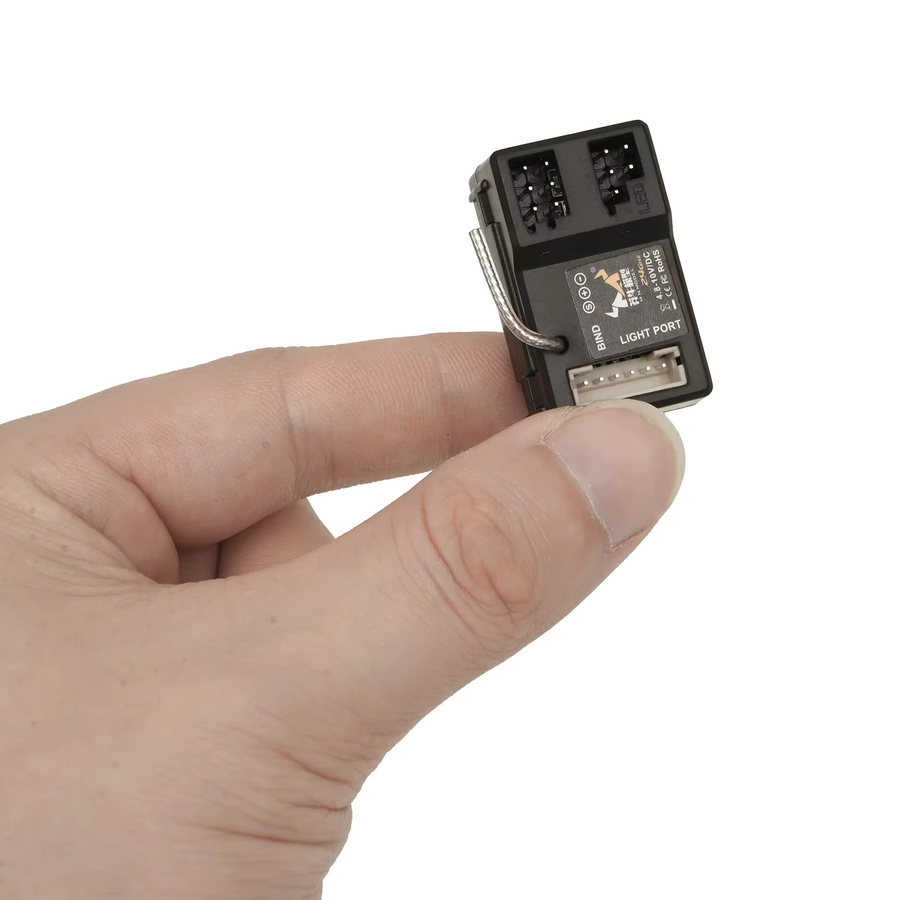 NeebRC 2-Kanal 2,4G Empfänger, 4,8-10V DC LED-Lichtanschluss, 1:12 Zubehör - Bild 4