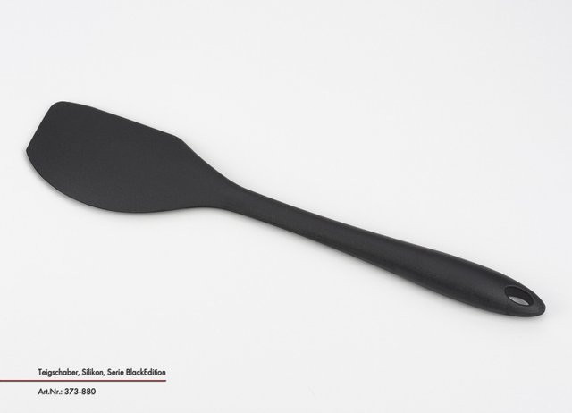 Teigschaber JUSTINUS BLACK EDITION aus Silikon in Schwarz, spülmaschinenfest - Bild 1