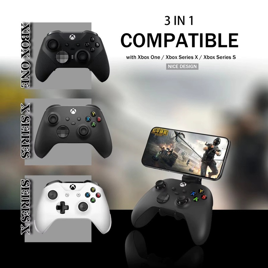 DOYO Magnetischer mobiler Spielständer für Xbox One und Xbox Series X in Schwarz – Verstellbarer Halter für Xbox-Controller - Bild 3