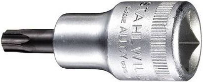 Stahlwille Torx Steckschlüssel-Bit-Einsatz T 55 1/2 Zoll in Silber aus Edelstahl - Bild 1