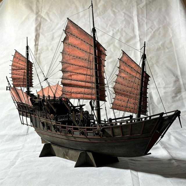 AT 99 MODEL Königin Elizabeth Segelschiff-Montagemodell, 1:96, statischer Modellbausatz - Bild 1