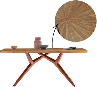 SIT Tisch TABLES & CO aus Teakholz in Braun, Höhe: 76 cm, Tiefe: 90 cm - Bild 1