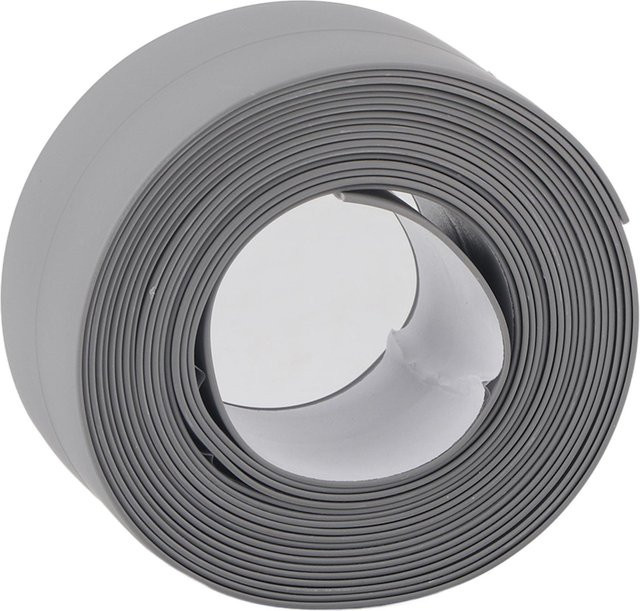 TOMTOP JMS Selbstklebendes Dichtungsband aus Silikon für Badezimmer und Küche, Wasserdicht, Grau, Breite: 2,2 mm, Länge: 3,2 m - Bild 1