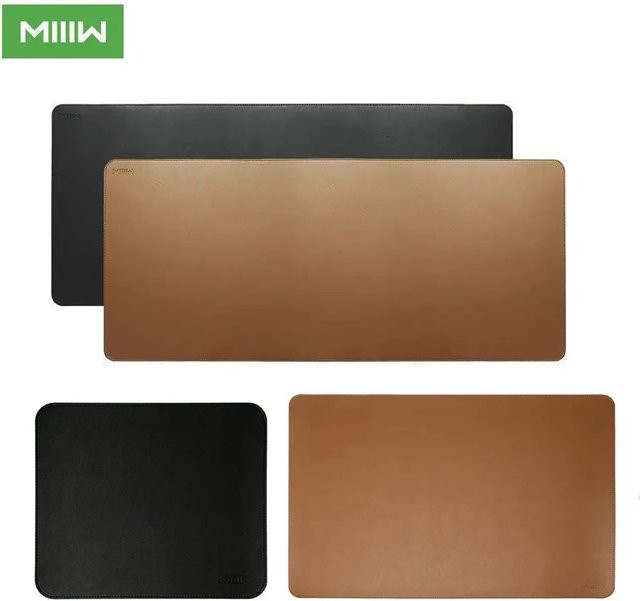 Xiaomi MIIIW Leder-Mauspad aus Kork, Schreibtischunterlage für Laptop und Computer, wasserdicht und langlebig, Schwarz oder Braun - Bild 1