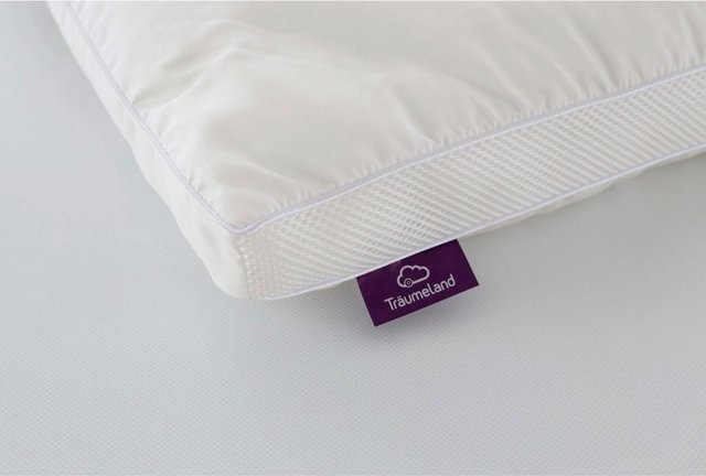 Träumeland Kopfkissen Sabbia für Kinder in Beige und Weiß, B/H: 40 x 60 cm, allergikerfreundlich und atmungsaktiv aus Lyocell und Polyester - Bild 1