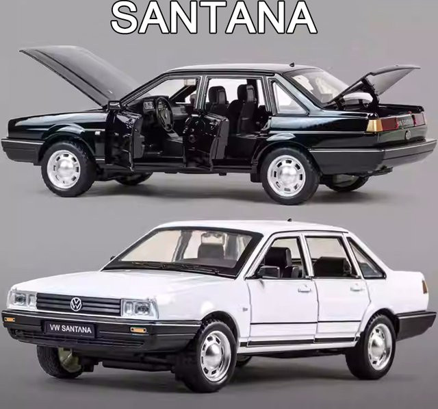 MAKEDA Santana Retro Oldtimer Modelle, 1:24, Metall, mit Licht und Sound - Bild 1