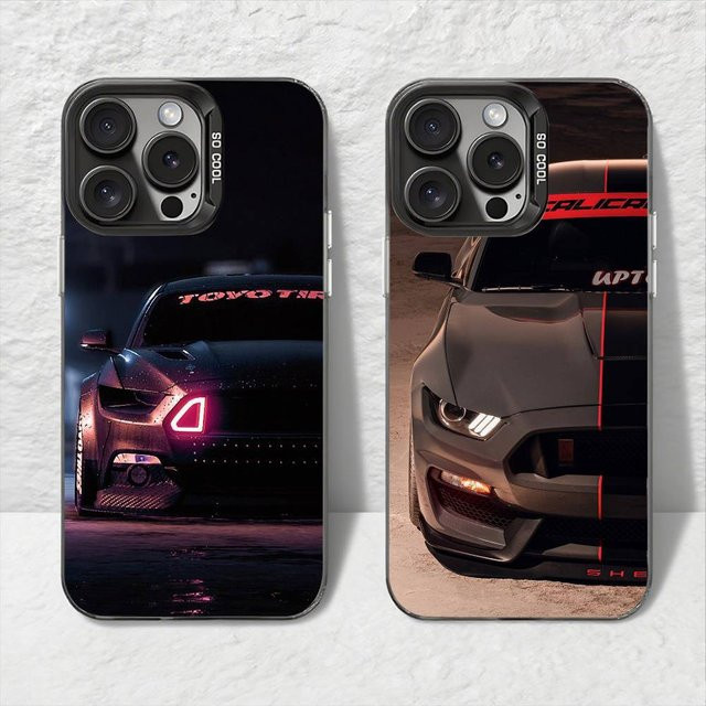 M-Mustang Handyhülle mit Protect Plating für iPhone 11 12 13 14 15 16 Pro Max Plus - Bild 1