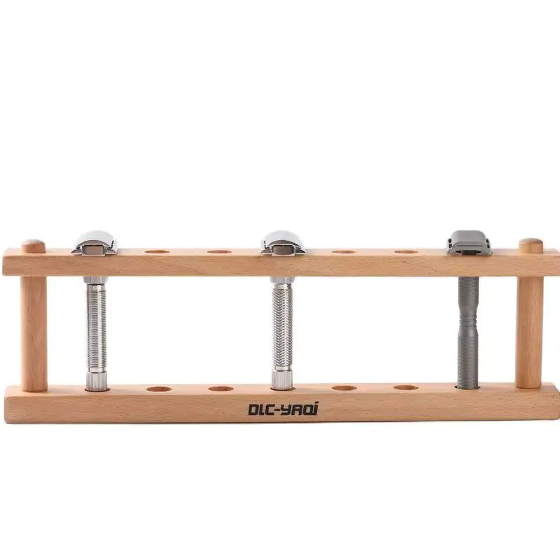 YAQi Rasiererhalter aus Buchenholz, Braun, Unisex - Bild 2