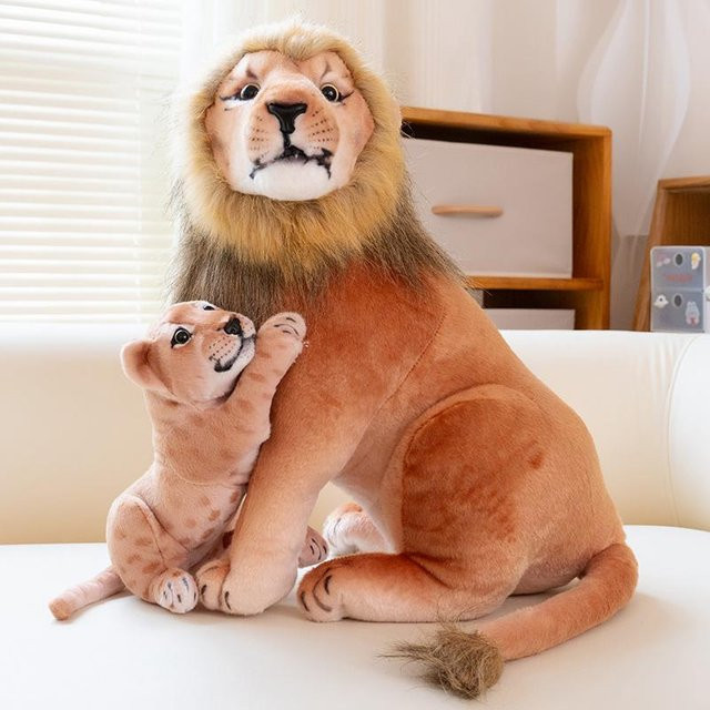 BC Pet Supplies Löwe Plüschtier, 45 cm, ab 14 Jahren - Bild 1