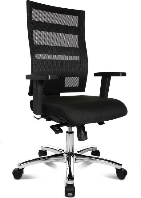 Topstar Drehstuhl X-Pander Plus in Schwarz mit Stoffbezug und verstellbarer Sitztiefe - Bild 1