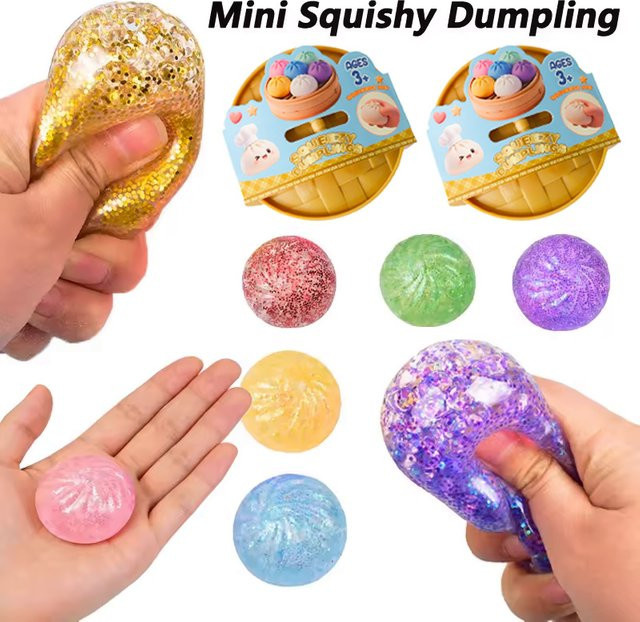 Bandai Regenbogen-Dumpling-Squishies, multicolour - Bild 1