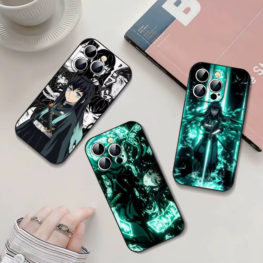 M-Muichiro Tokito Handyhülle für iPhone Modelle, Matte Weiche Silikon-Schutzhülle, Mehrfarbig - Bild 4