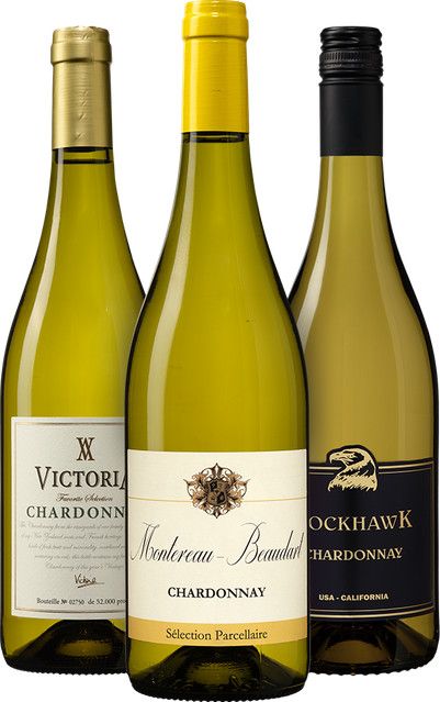 dieweinboerse.de Chardonnay Weißwein, Pays d’Oc, 3 x 0,75 l - Bild 1
