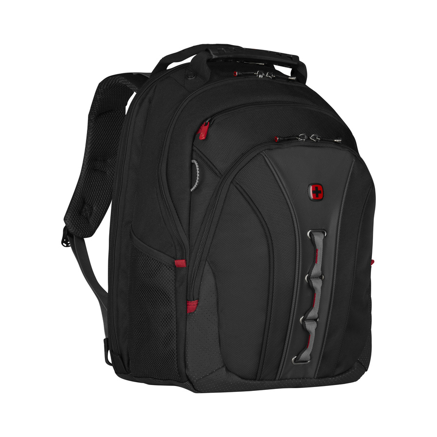 Wenger Legacy Notebook-Rucksack für Laptops bis 16 Zoll, Schwarz/Grau, 21 l, B: 35 cm, T: 25 cm, H: 45 cm - Bild 3