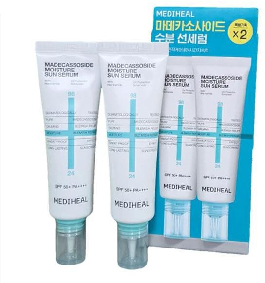 MEDIHEAL Madecassoside Feuchtigkeits-Sonnen-Serum Set, 2x 50g - Bild 1