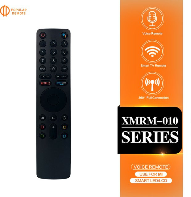 Xiaomi Mi TV 4S 4A Sprachfernbedienung mit Sprachsteuerung in Schwarz (XMRM-010) - Bild 1