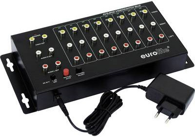 Eurolite AVS-802 Composite-Switch in Schwarz - Bild 1