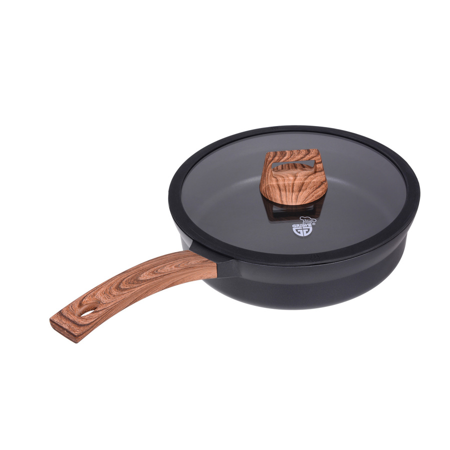 GRÄWE Bratpfanne Alu-Line aus Aluguss mit hohem Rand, Durchmesser: 28 cm - Bild 1