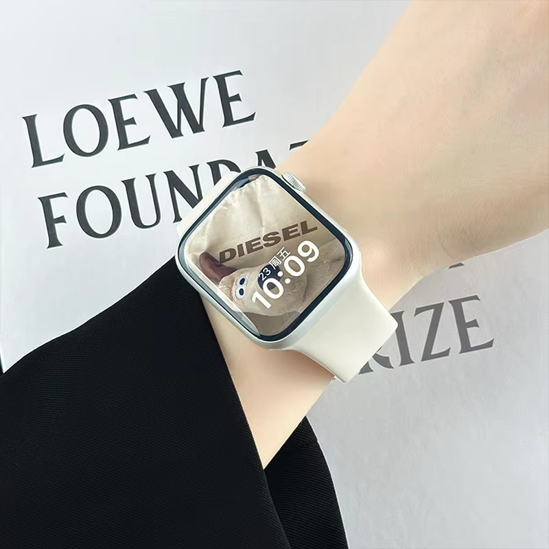 PEO Uhrenarmband Silikon, Weiß, Unisex - Bild 2