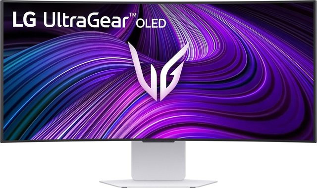 LG UltraGear 34GX90SA-W OLED Gaming-Monitor, 86,2 cm (34 Zoll), gebogen, QHD 1440p, 240 Hz, Weiß - Bild 1