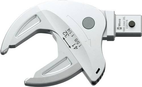 Wera Joker 3XL Selbstjustierender Einsteck-Maulschlüssel, Schlüsselweite 32 - 41 mm, Silber - Bild 1