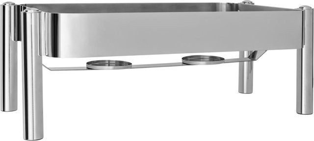 VEGA Chafing Dish Gestell Fenton rechteckig GN 1/1 silber B/T/H: 67 x 38 x 24 cm - Bild 1